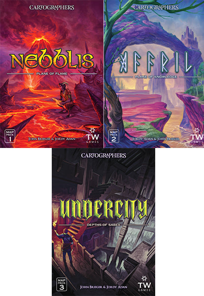 Cartographers Maps 1-3 covers
