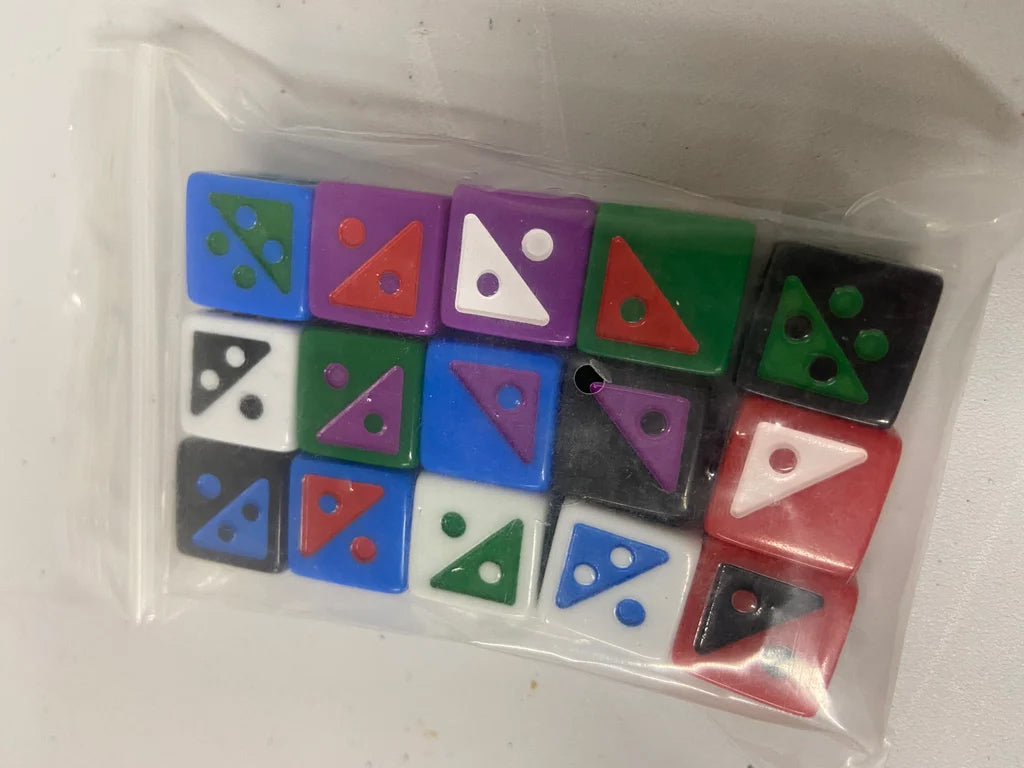 Split dice from Roll Player: Fiends & Familiars