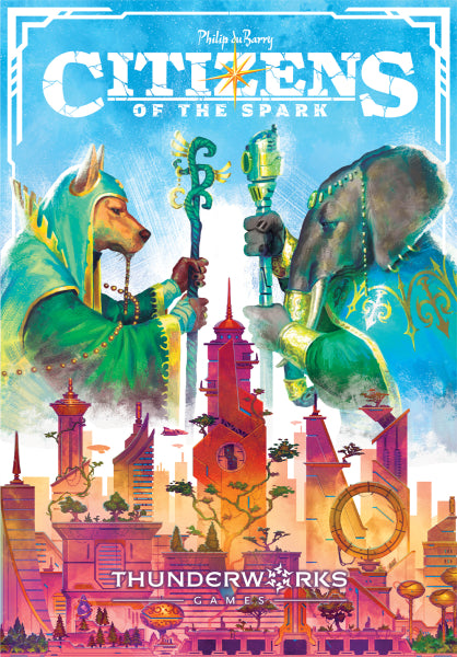 Box cover for board game Citizens of the Spark