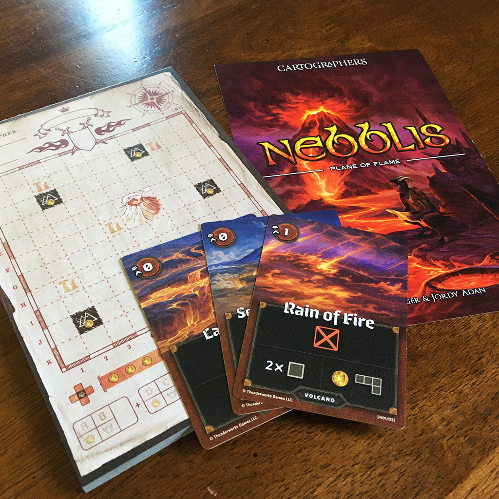 Pack Map Board Cartographers: Map Pack 1, Nebblis – Thunderworks Games