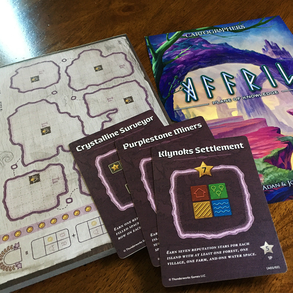 Pack Map Board Cartographers: Map Pack 2, Affril – Thunderworks Games