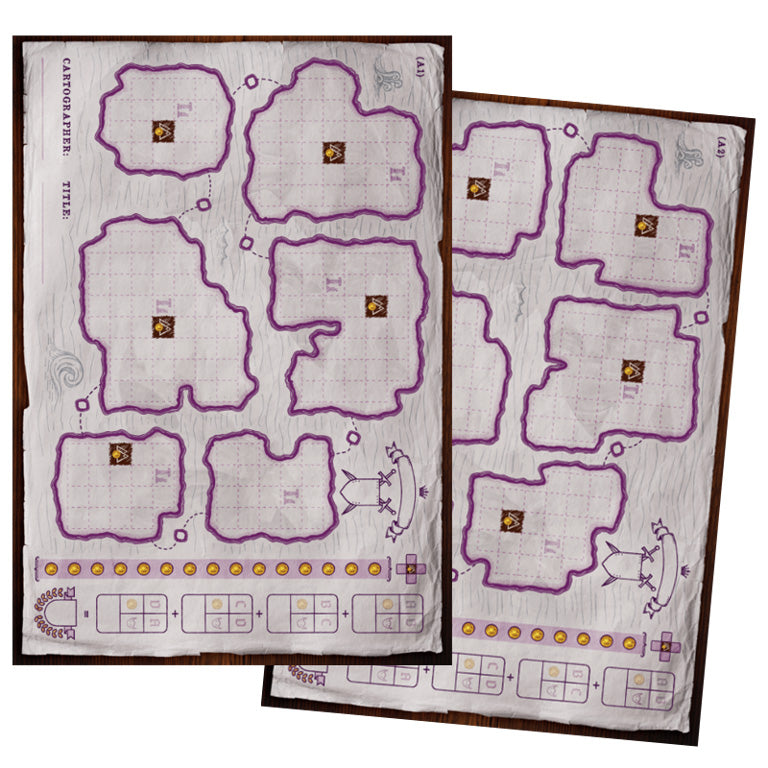 Map sheets A1 and A2 for Cartographers: Affril map pack