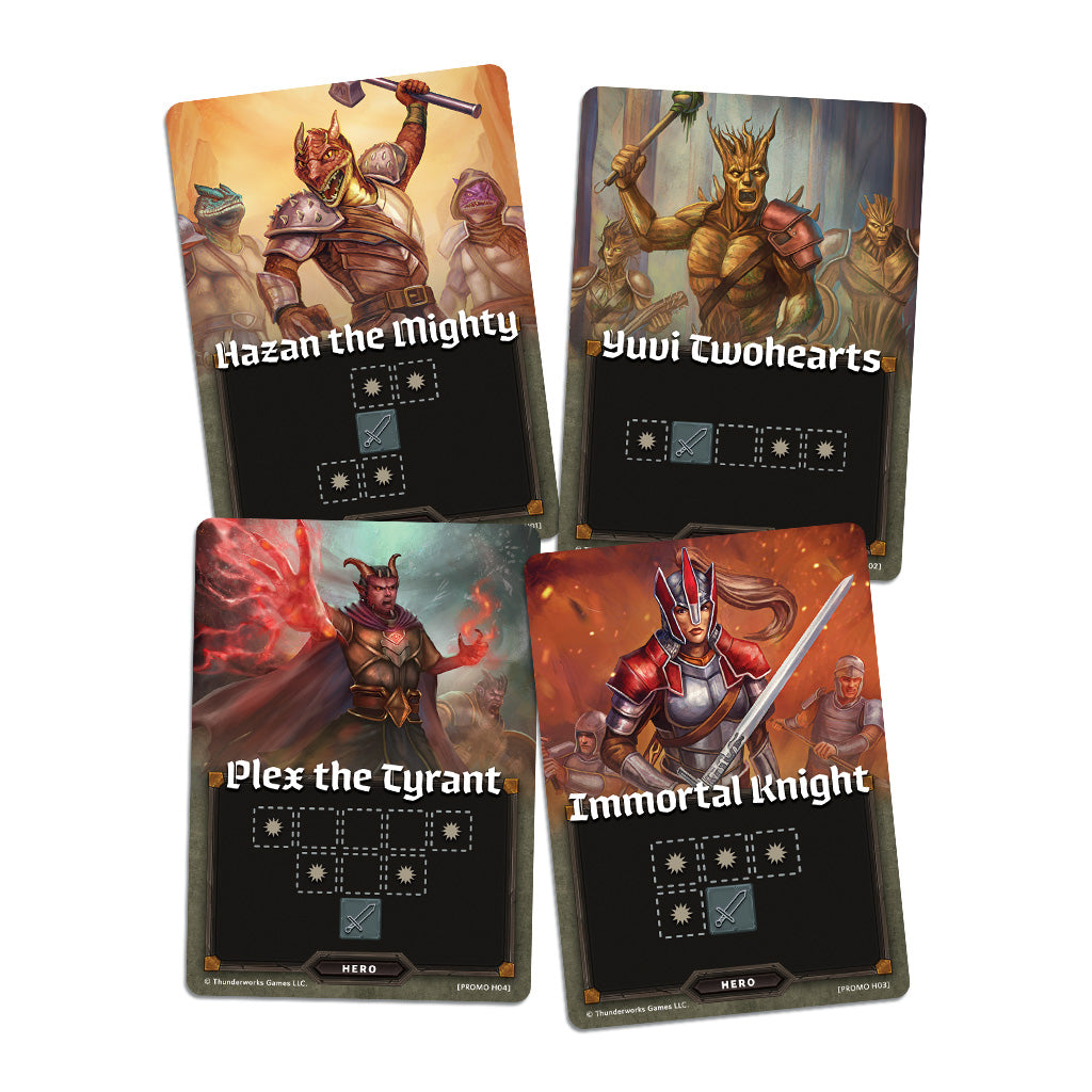4 new heroes cards for Cartographers Heroes