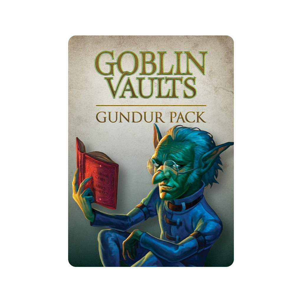 Front card image for the Gundur Pack mini expansion for Goblin Vaults