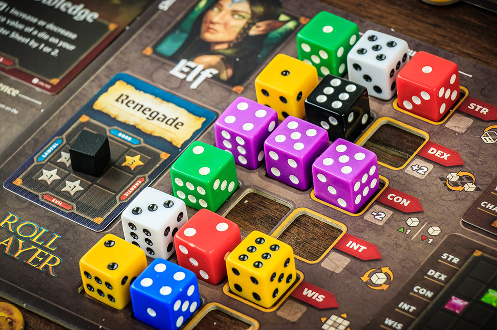 Roll Player Board Game Promo Mini Expansion – Playmat, Cursed Ring, Charity Frogkin