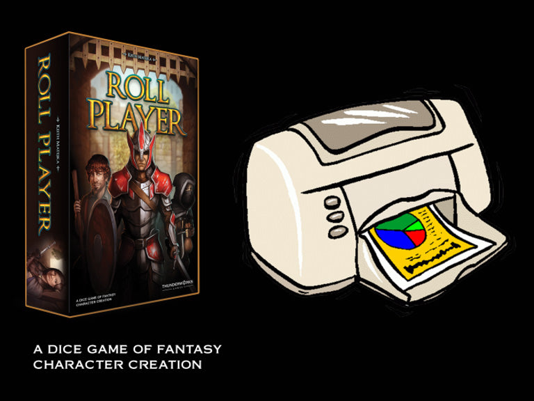 Roll Player box and printer