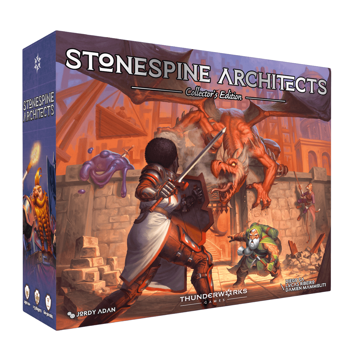 stonespine architects collector's edition board game box