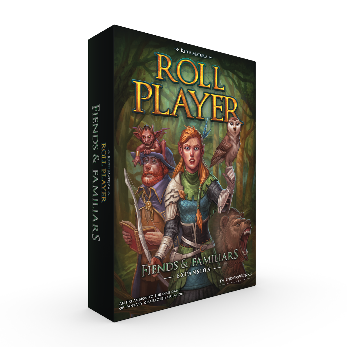  Thunderworks Games: Roll Player Board Game, A Dice Game of  Fantasy Character Creation, Ages 10+, Competitive Strategy, Family Game  for 1-4 Players